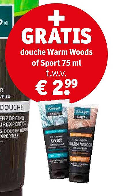 Douche Warm Woods of Sport 75 ml