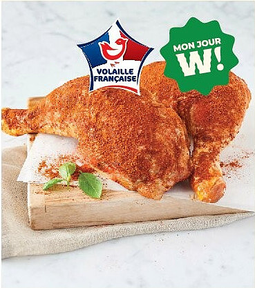 Cuisse de poulet barbecue