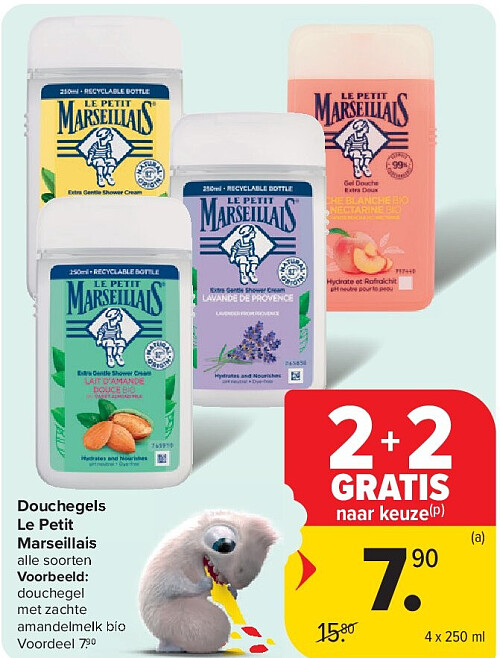 Douchegels Le Petit Marseillais