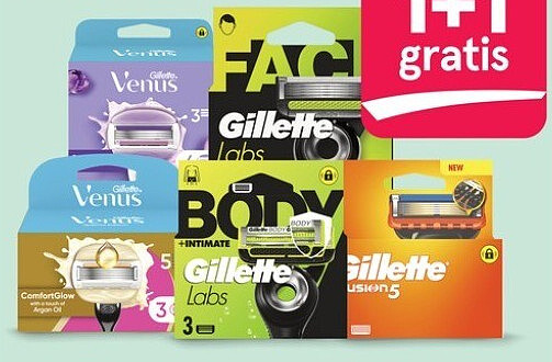 Gillette en Gillette Venus navulmesjes 3-5 stuks