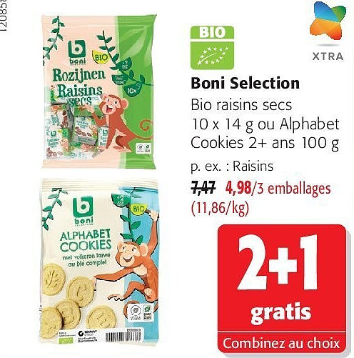 Boni Selection Bio raisins secs