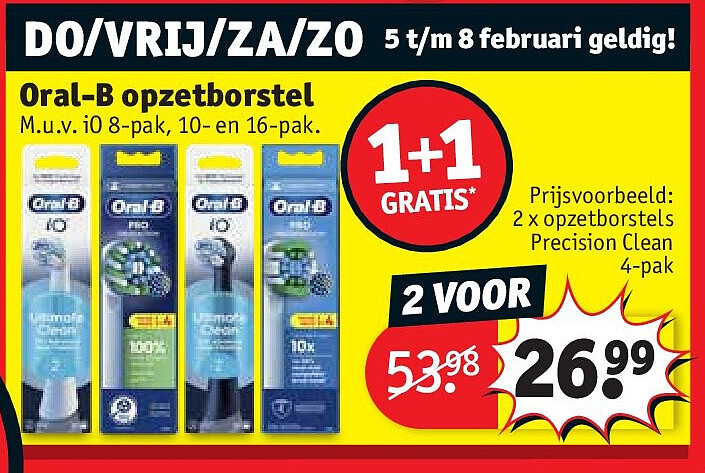 Oral-B opzetborstel