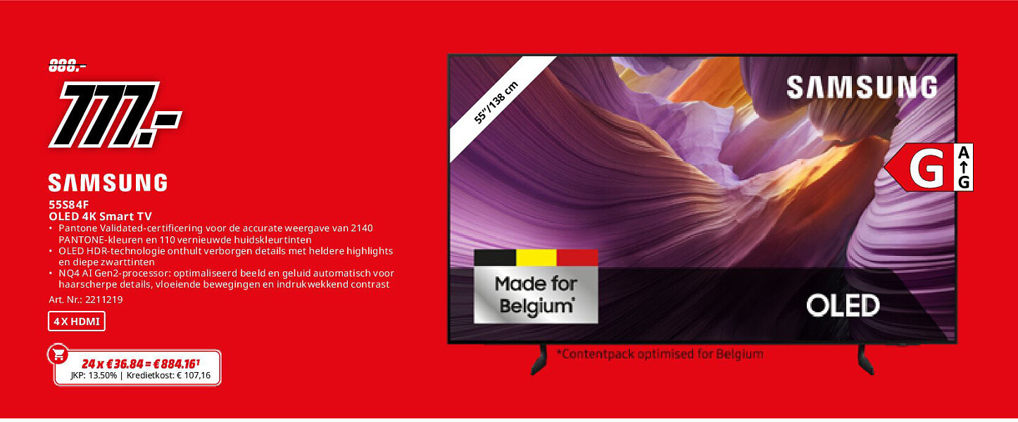 Samsung 55S84F OLED 4K Smart TV