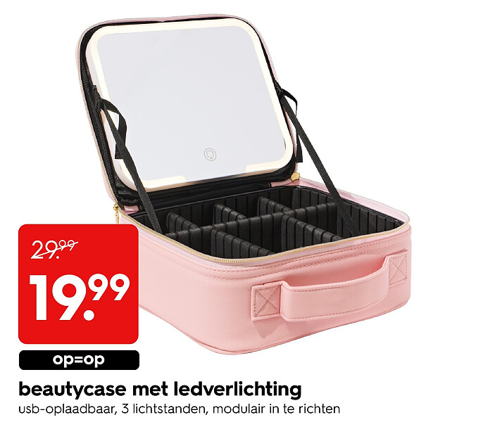 beautycase met ledverlichting