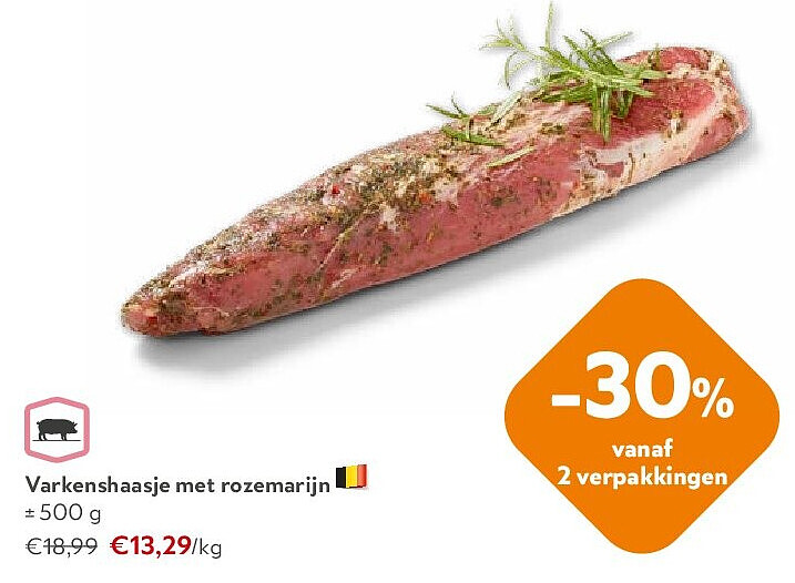 Varkenshaasje met rozemarijn