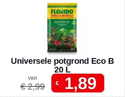 Universele potgrond Eco B 20 L