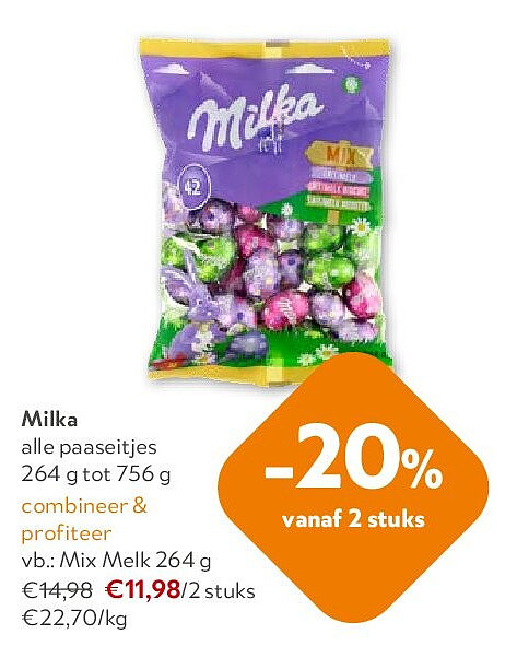 Milka Mix Melk 264 g