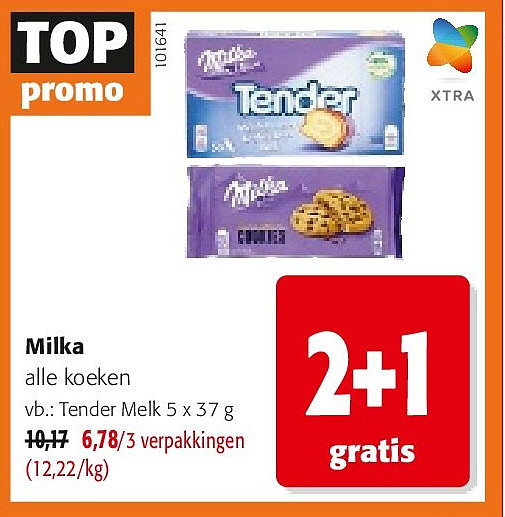 Milka Tender Melk 5 x 37 g