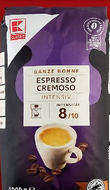 K-CLASSIC Espresso Cremoso, ganze Bohnen, 1 kg