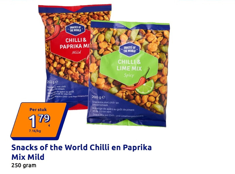 Snacks of the World Chilli en Paprika Mix Mild