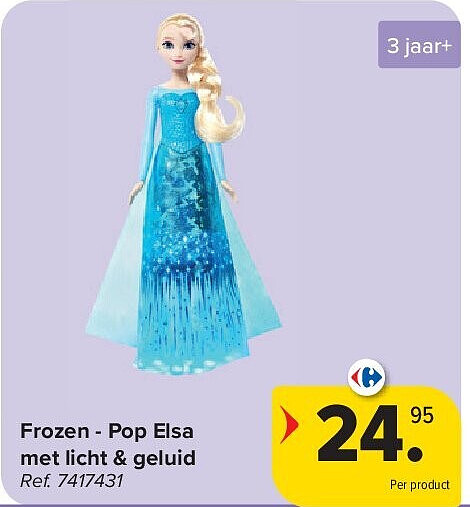 Frozen - Pop Elsa met licht & geluid