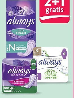 Always en Always Discreet enkelpakken