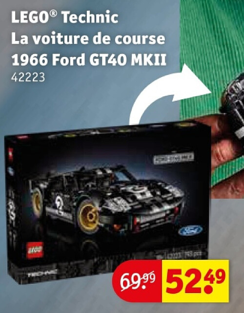 LEGO® Technic La voiture de course 1966 Ford GT40 MKII 42223