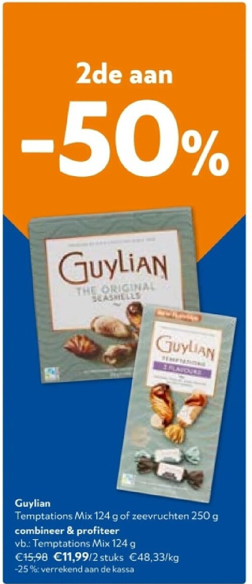 Guylian Temptations Mix 124 g