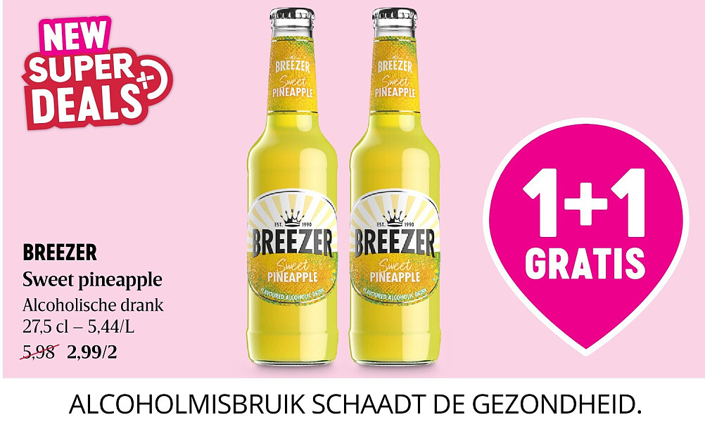 BREEZER Sweet pineapple