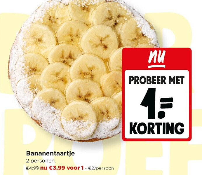 Bananentaartje