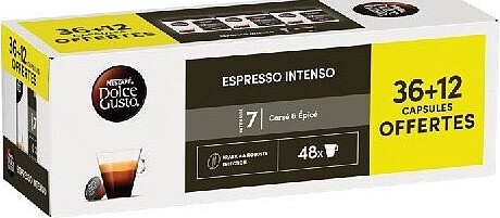 Capsules de café espresso intense Nescafé Dolce Gusto