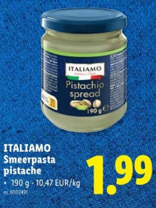 Smeerpasta pistache