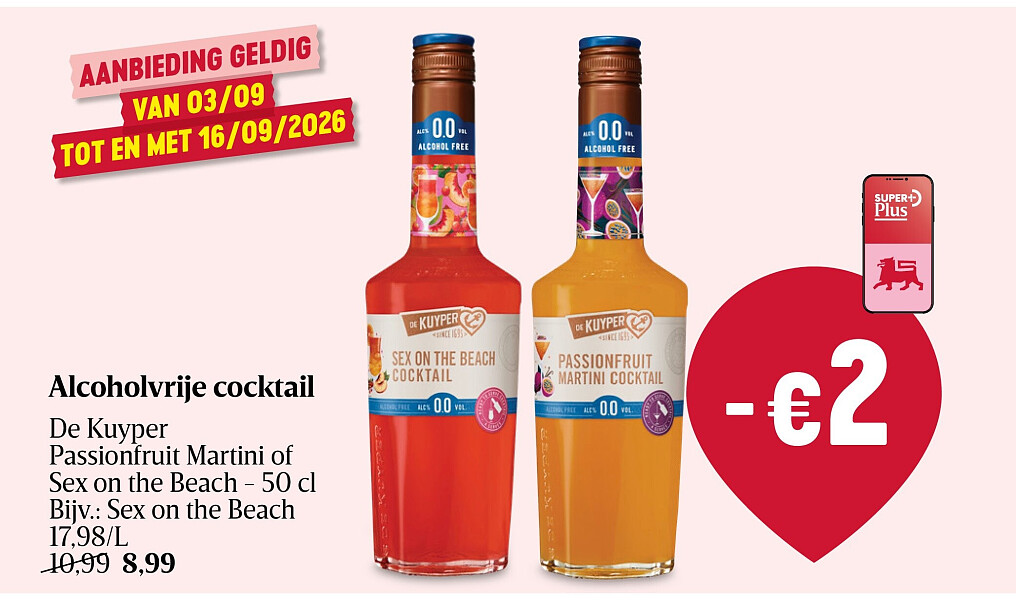 Alcoholvrije cocktail