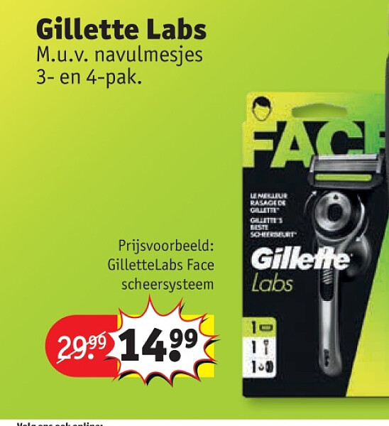 GilletteLabs Face scheersysteem
