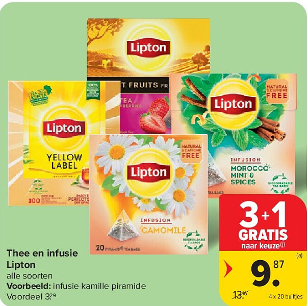 Thee en infusie Lipton