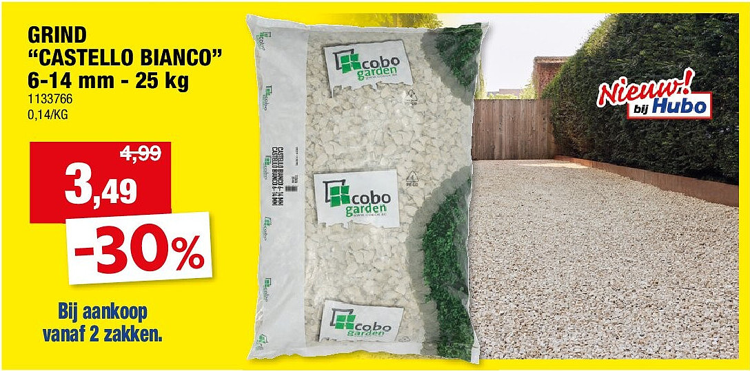 GRIND “CASTELLO BIANCO” 6-14 mm - 25 kg