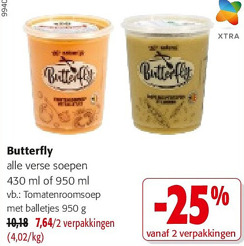 Butterfly alle verse soepen 430 ml