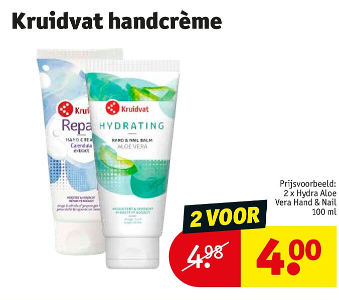 Kruidvat handcrème