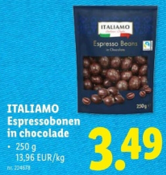 Espressobonen in chocolade