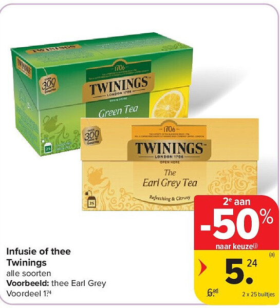 Infusie of thee Twinings