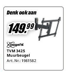 TVM 3425 Muurbeugel