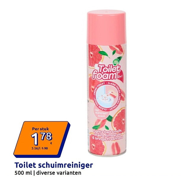 Toilet schuimreiniger