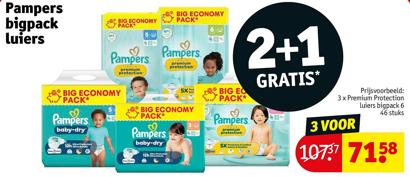 Pampers bigpack luiers