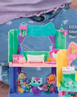 Poppenhuiskamers Meerminkat’s Badkamer