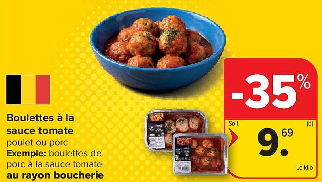 Boulettes à la sauce tomate