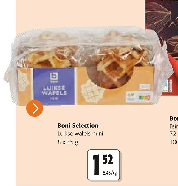 Boni Selection Luikse wafels mini 8 x 35 g