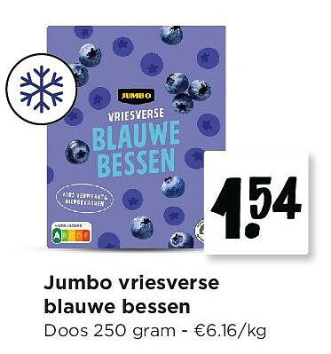 Jumbo vriesverse blauwe bessen