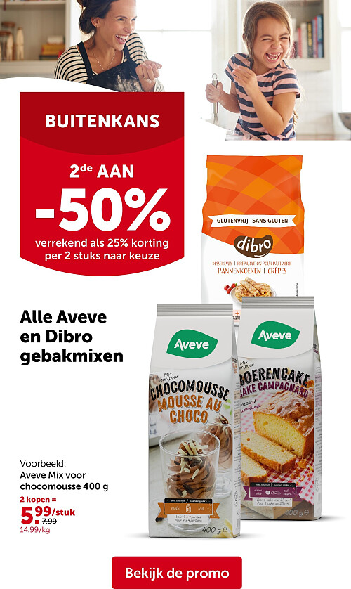 Aveve Mix voor chocomousse 400 g