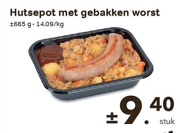 Hutsepot met gebakken worst