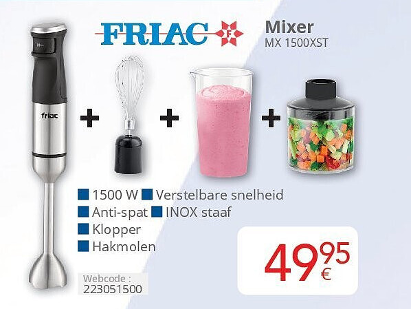 Friac Mixer MX 1500XST