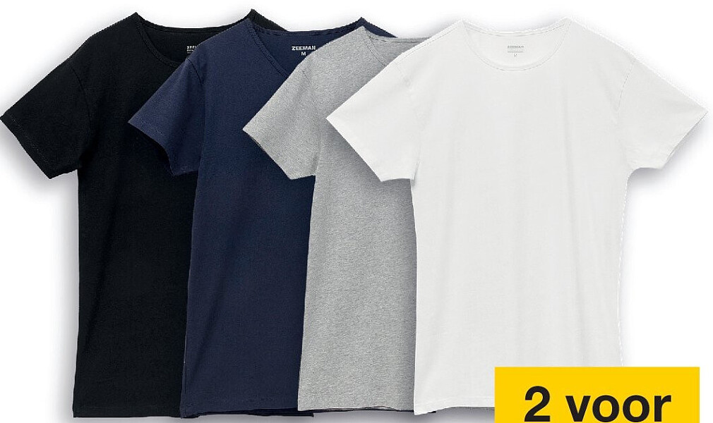 Heren T-shirt korte mouw