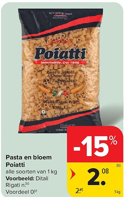 Pasta en bloem Poiatti
