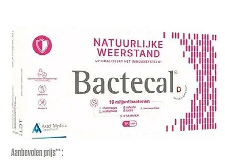 BACTECAL D NATUURLIJKE WEERSTAND 16 CAPSULES
