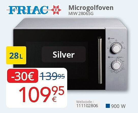 Friac Microgolfoven MIW 2806SG