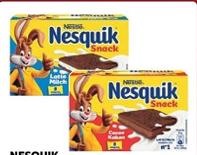 NESQUIK Snack mit Kakao- oder Milchcremefüllung