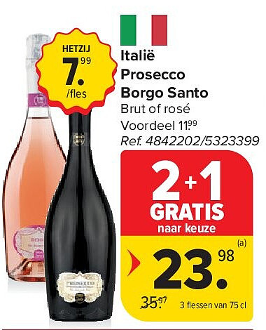 Italië Prosecco Borgo Santo