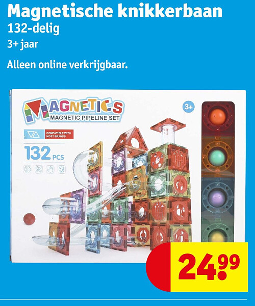 Magnetische knikkerbaan