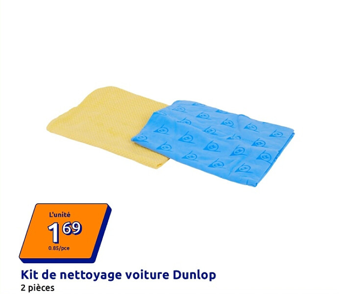 Kit de nettoyage voiture Dunlop