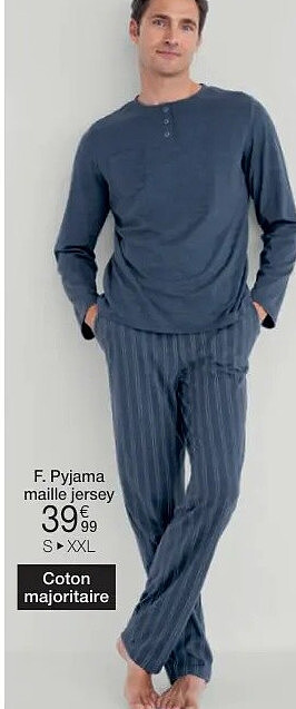 Pyjama maille jersey