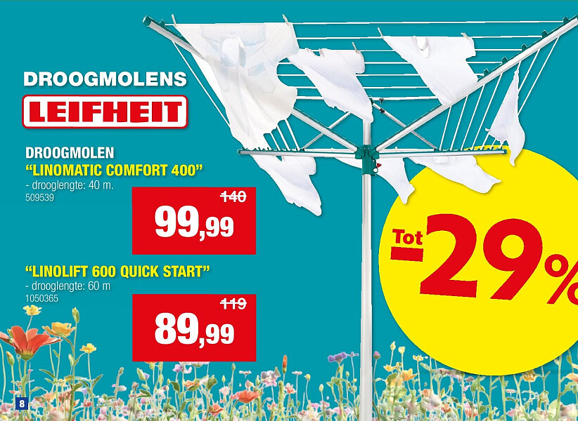 DROOGMOLEN “LINOMATIC COMFORT 400”